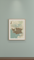 Limited Edition Gold Foil City Map