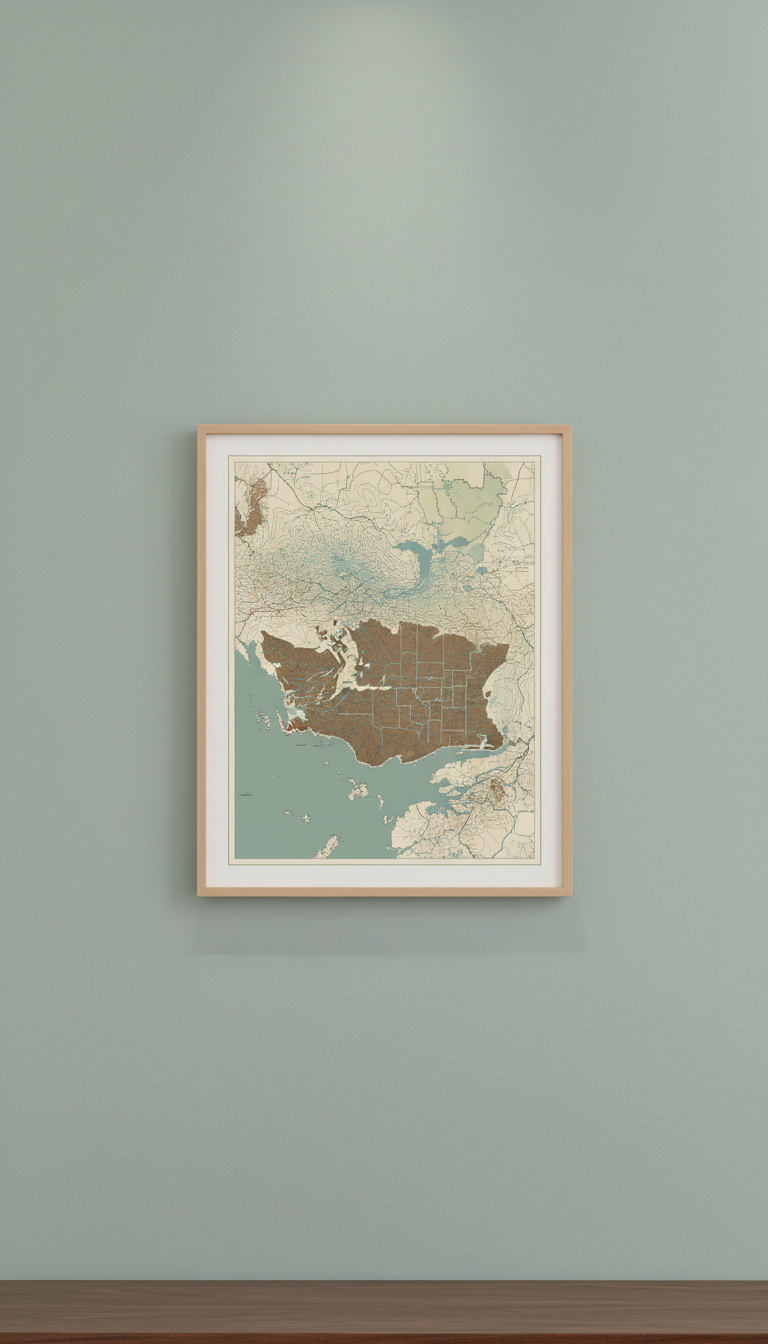 Limited Edition Gold Foil City Map